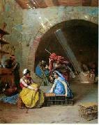 unknow artist Arab or Arabic people and life. Orientalism oil paintings 32 painting